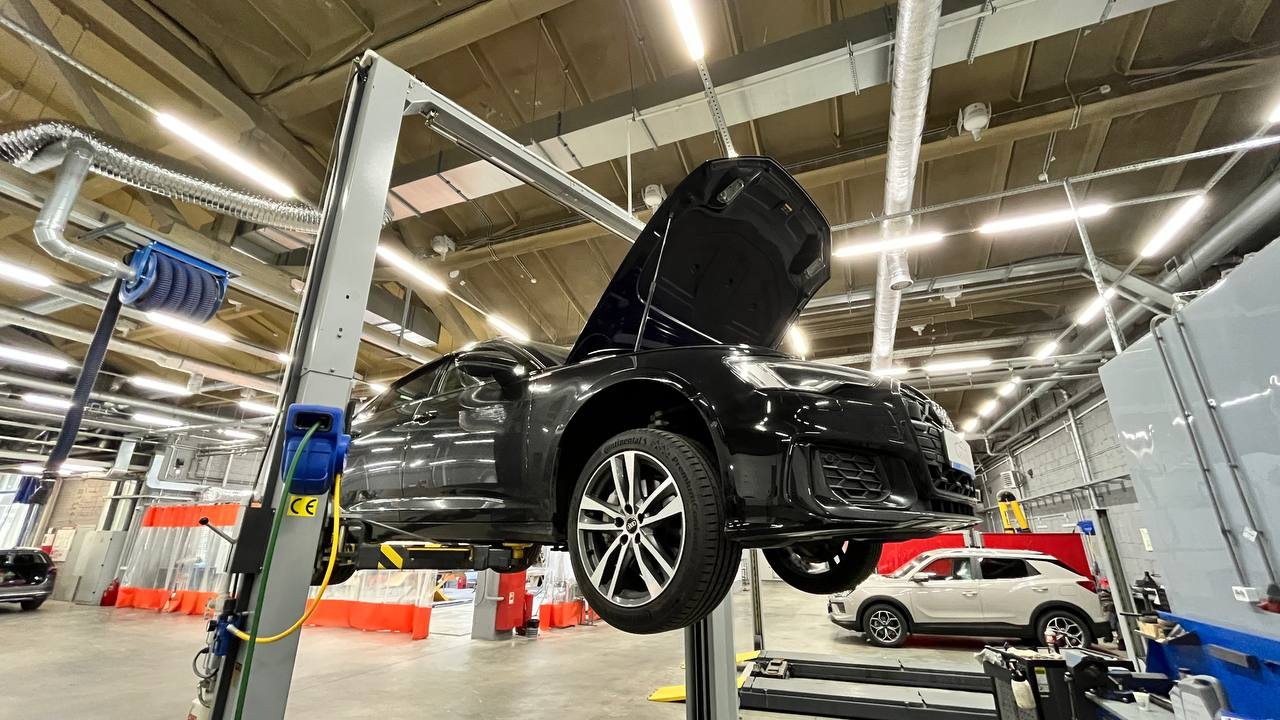 Диагностика Audi A6 в автоцентре КРАС Диагностика Audi A6 в автоцентре КРАС