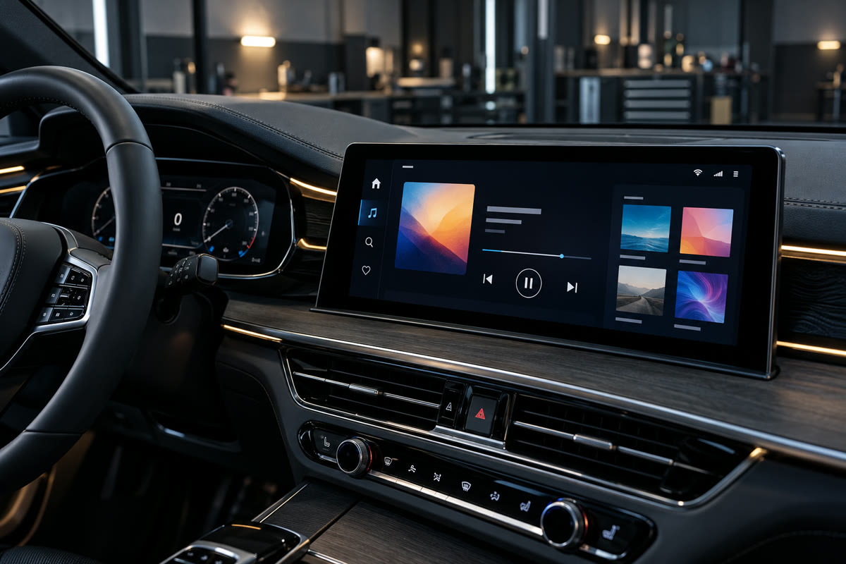 Нативное музыкальное приложение в мультимедийной системе Audi