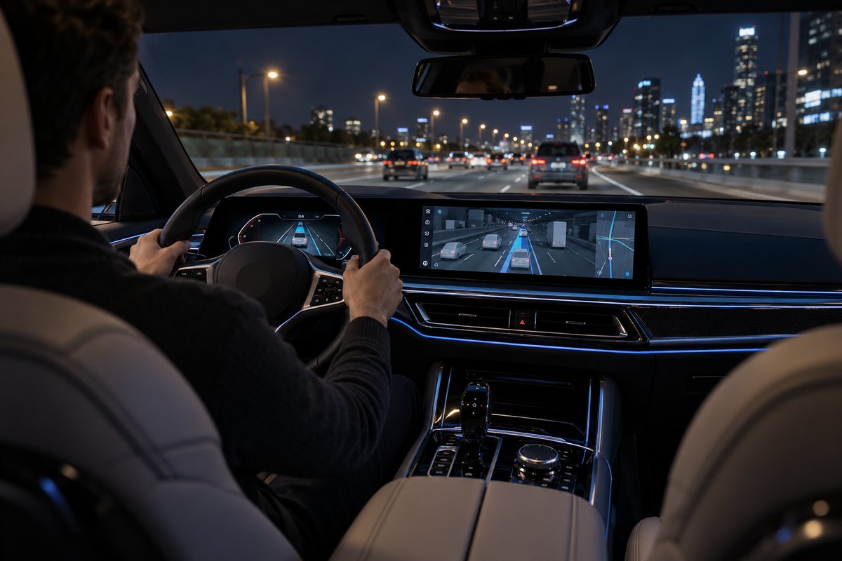 Навигация и визуализация ассистентов BMW